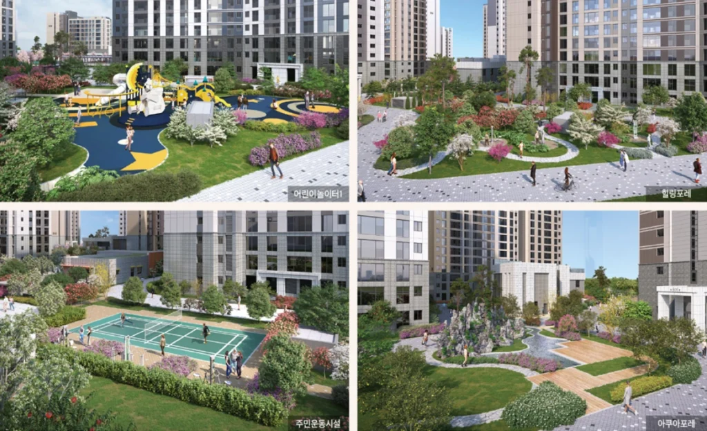 에코델타시티 엘가 로제비앙 모델하우스